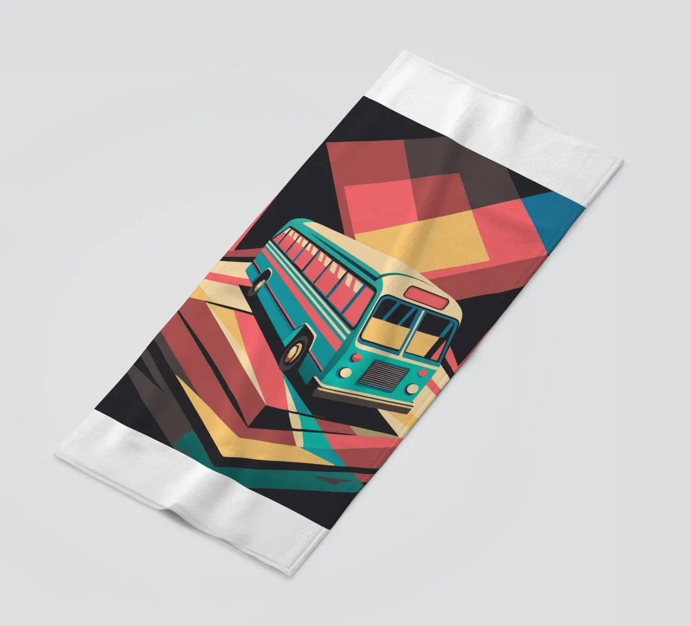 bus vector strandhanddoek van Elfath