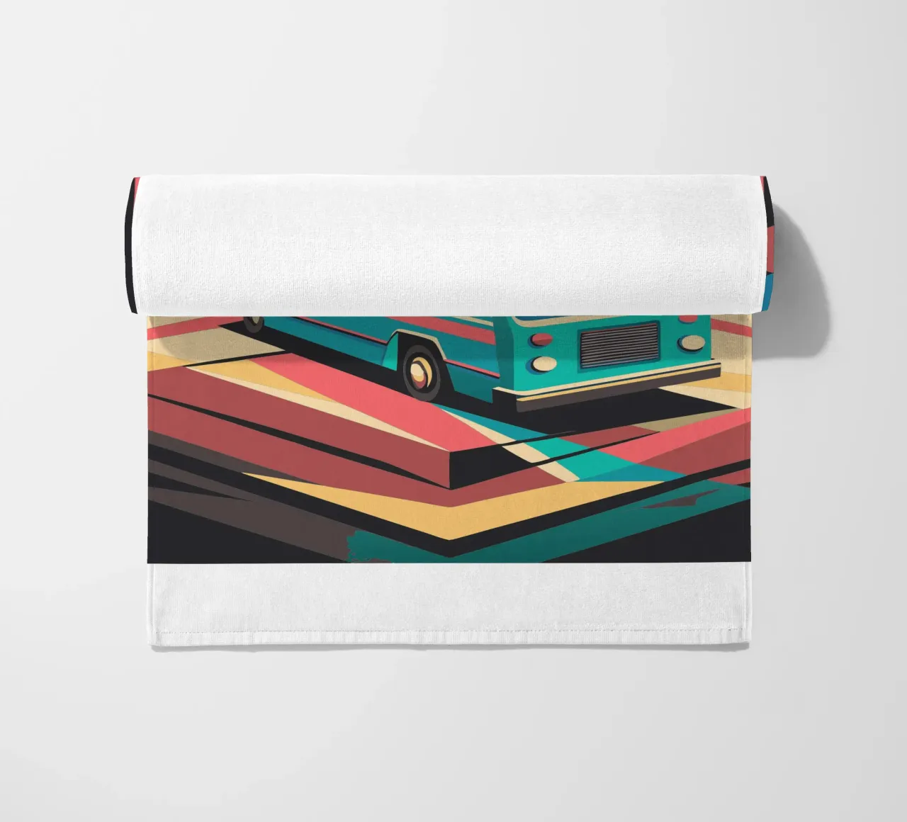 bus vector toalla de playa de Elfath