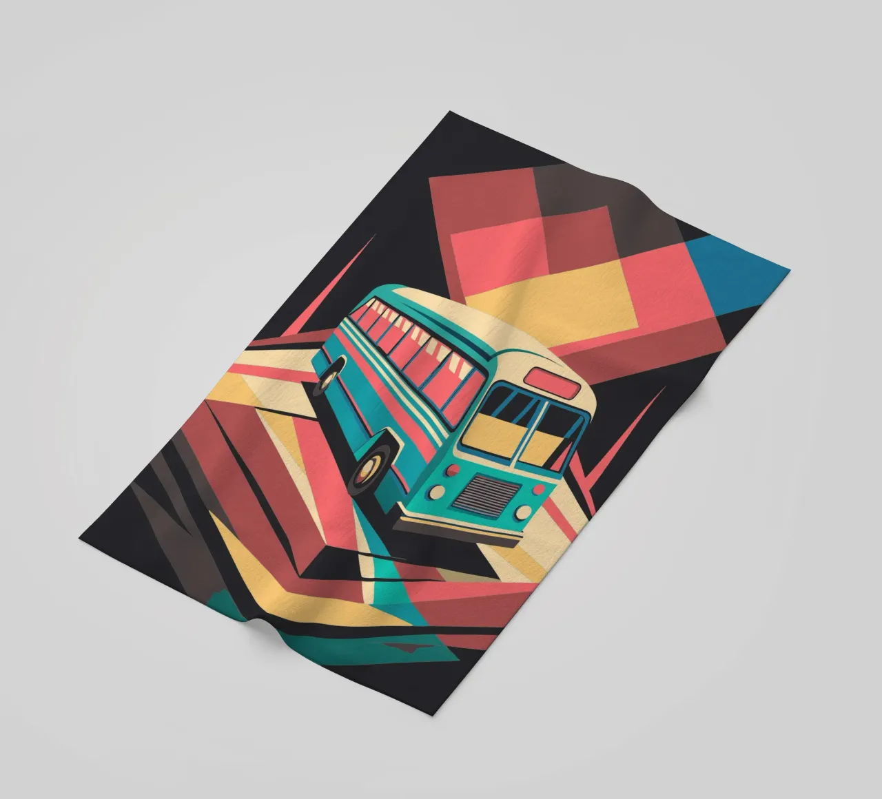 bus vector Strandtuch von Elfath