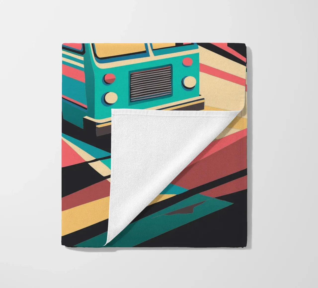 bus vector Strandtuch von Elfath