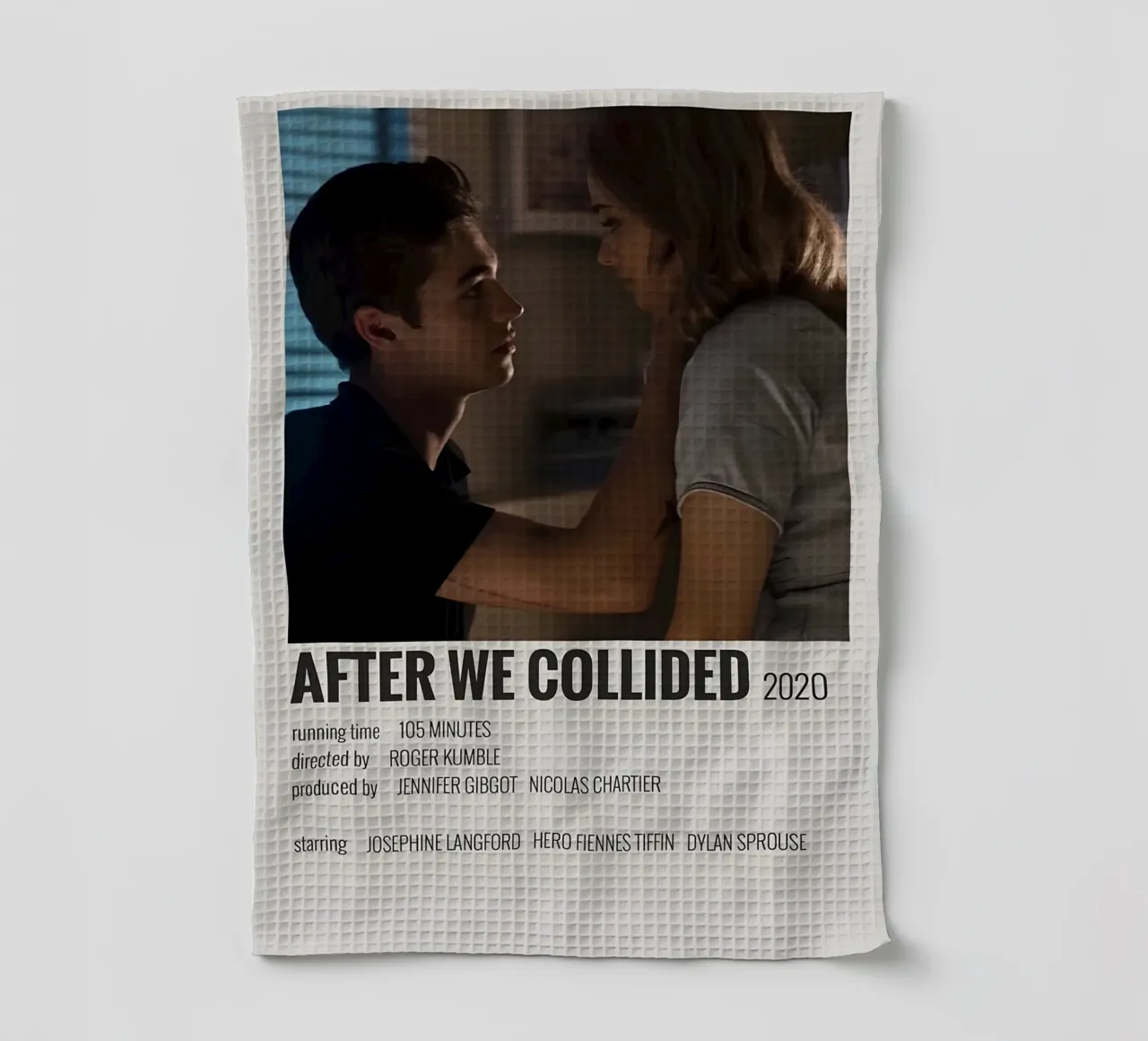 AFTER WE COLLIDED 2020 tea towel by MVFminimalist