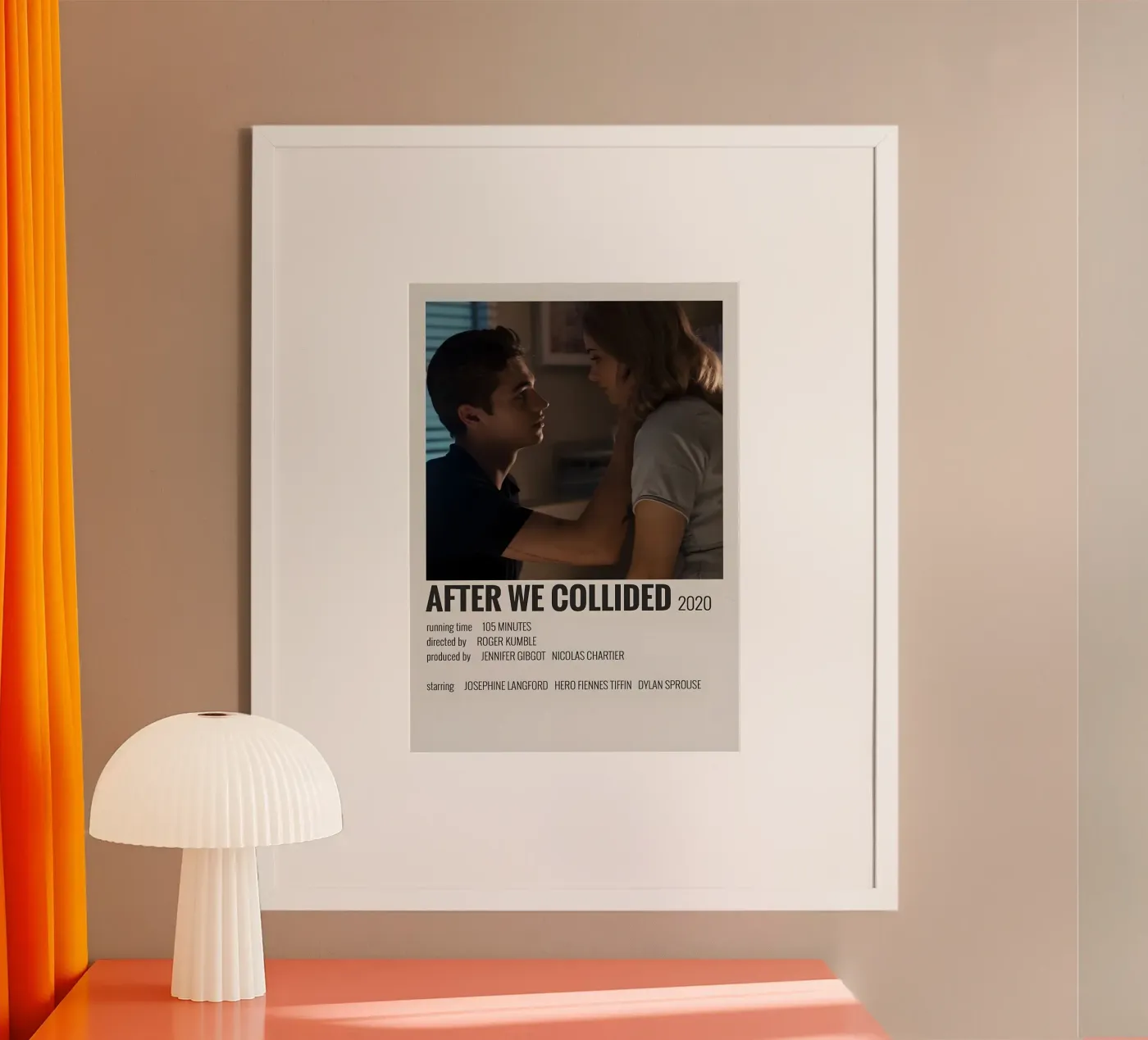 AFTER WE COLLIDED 2020 poster da MVFminimalist