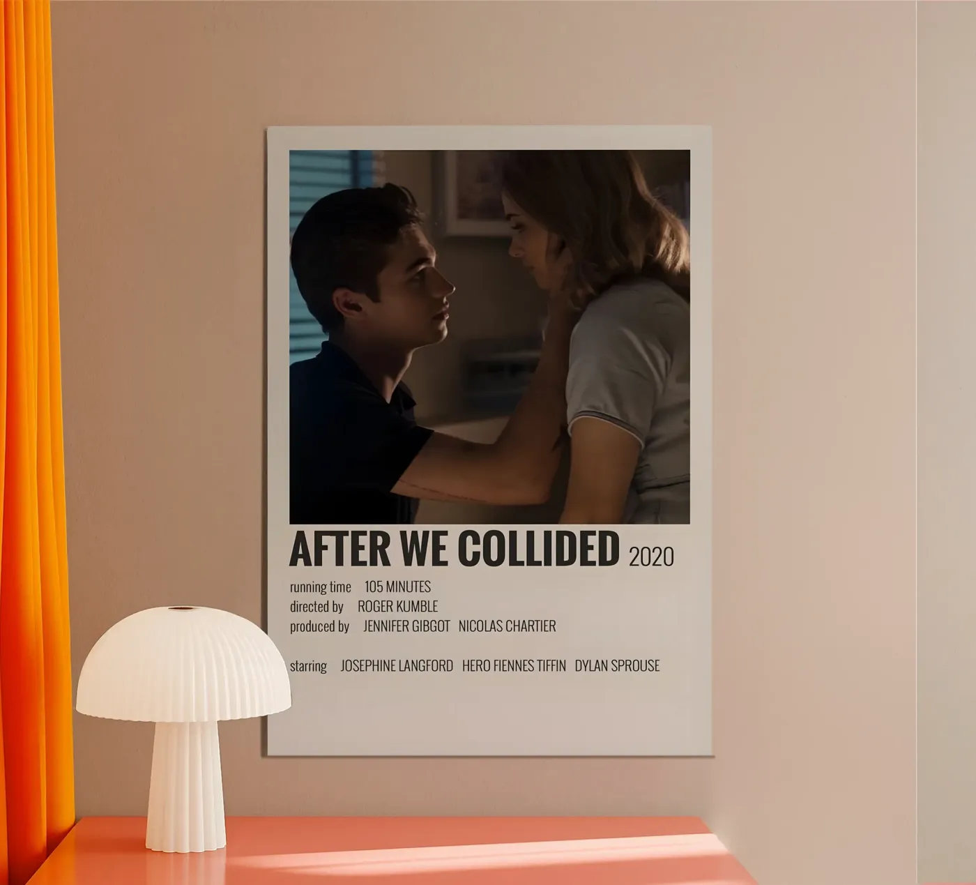AFTER WE COLLIDED 2020 poster da MVFminimalist