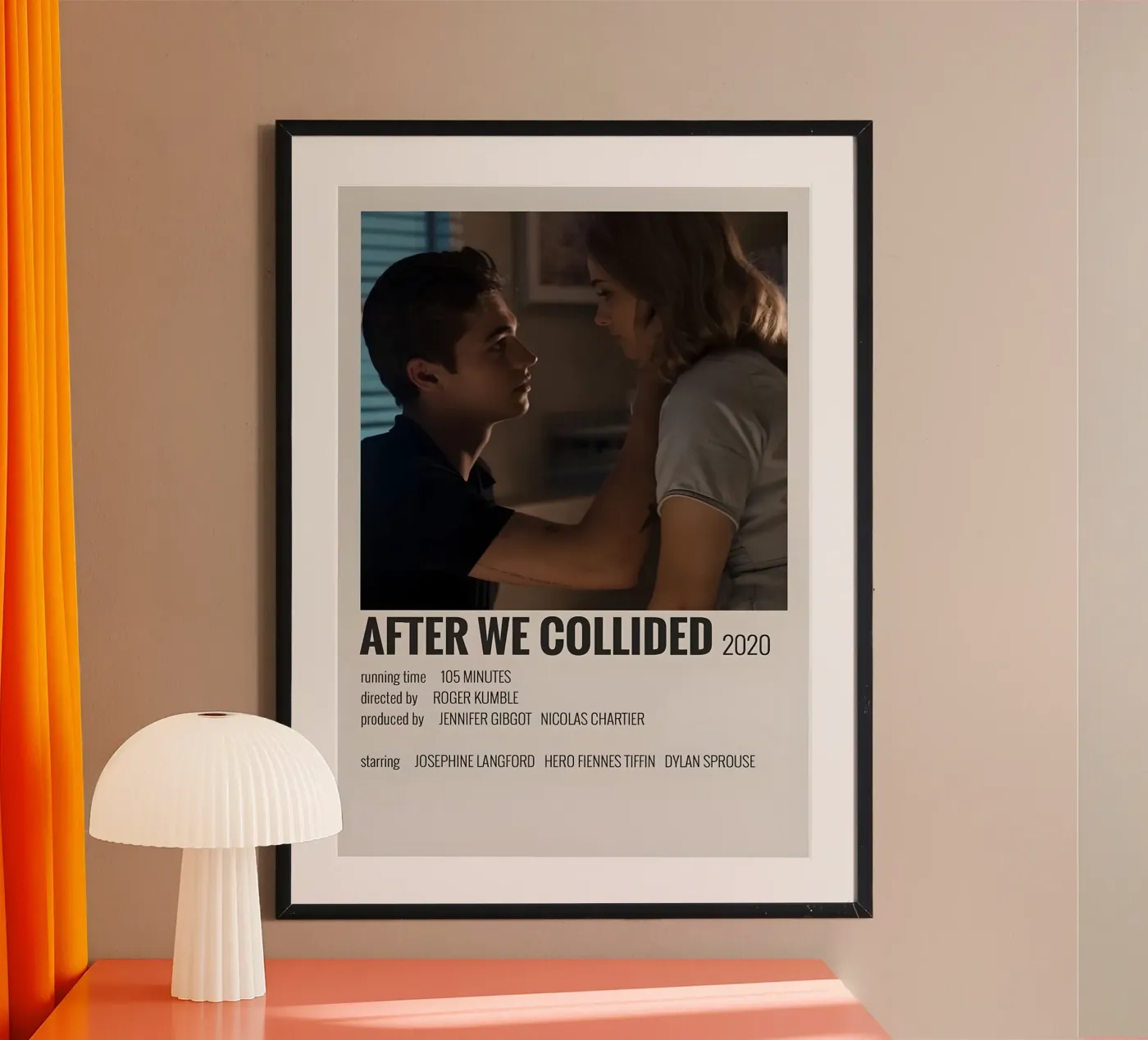 AFTER WE COLLIDED 2020 poster da MVFminimalist