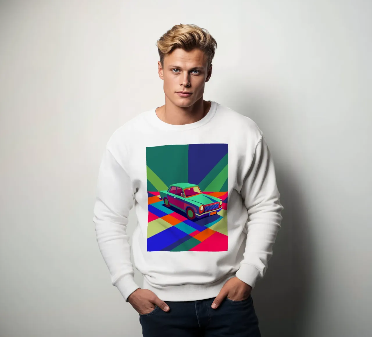 vettore auto d'epoca felpa da Elfath