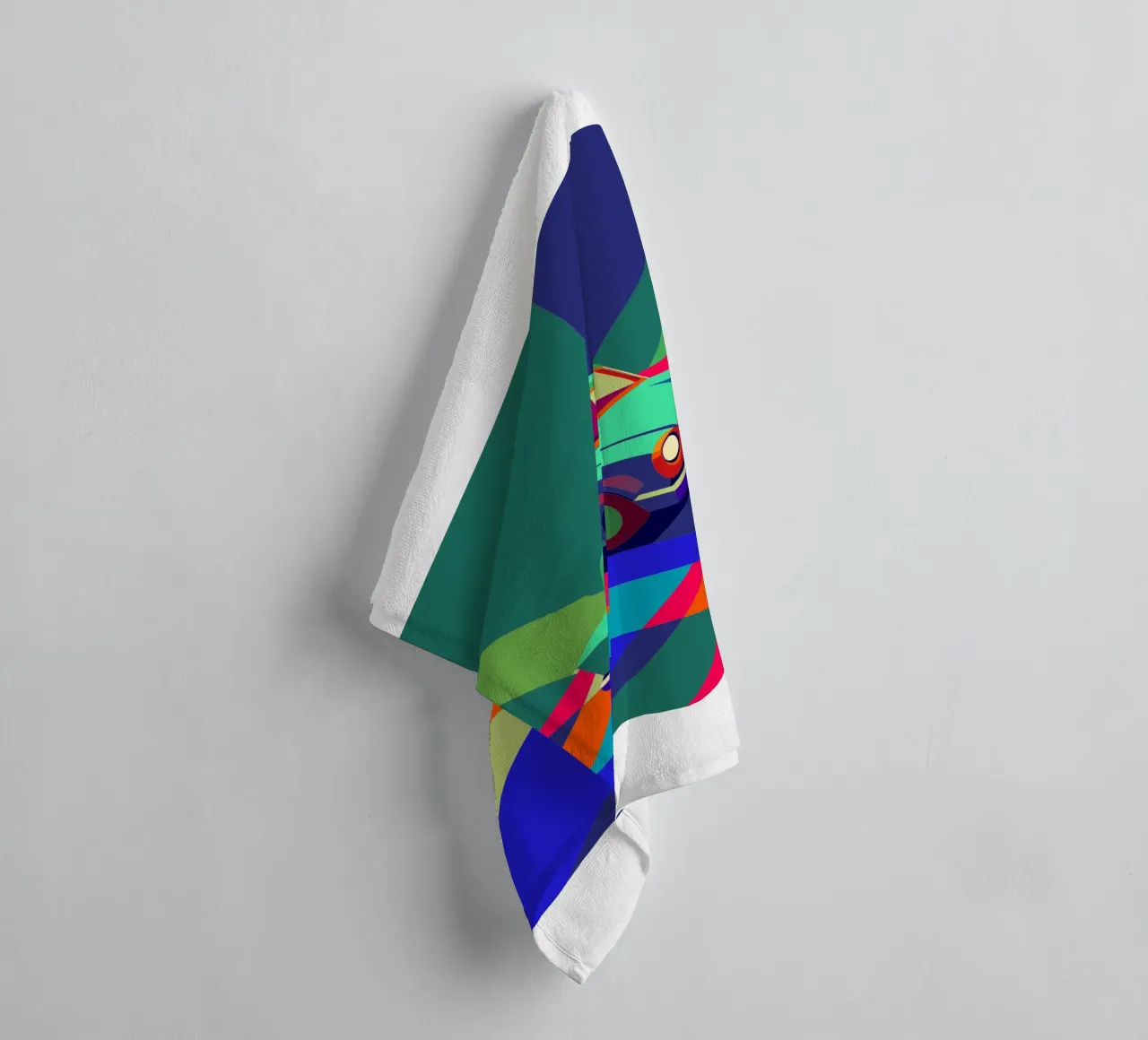 klassisches auto vektor Handtuch von Elfath