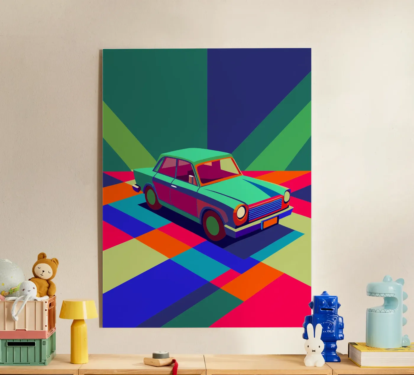 vettore auto d'epoca plexiglass da Elfath