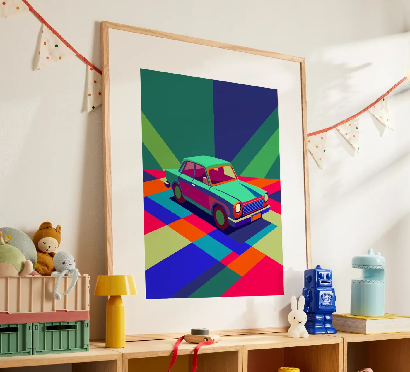 classic car vector poster by Elfath