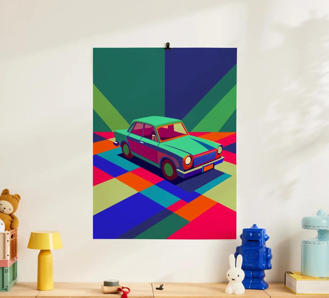 classic car vector poster by Elfath