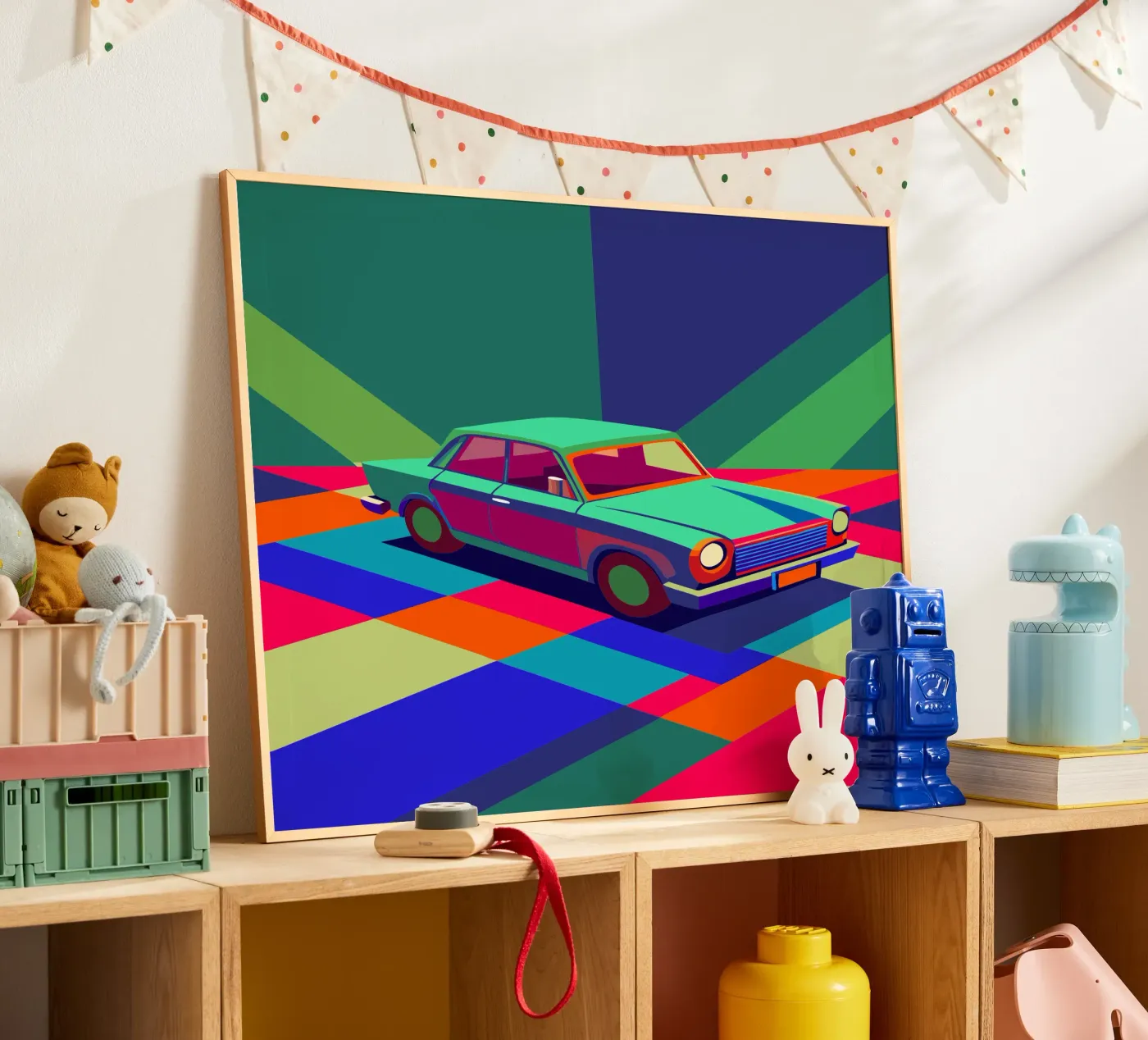 classic car vector poster by Elfath