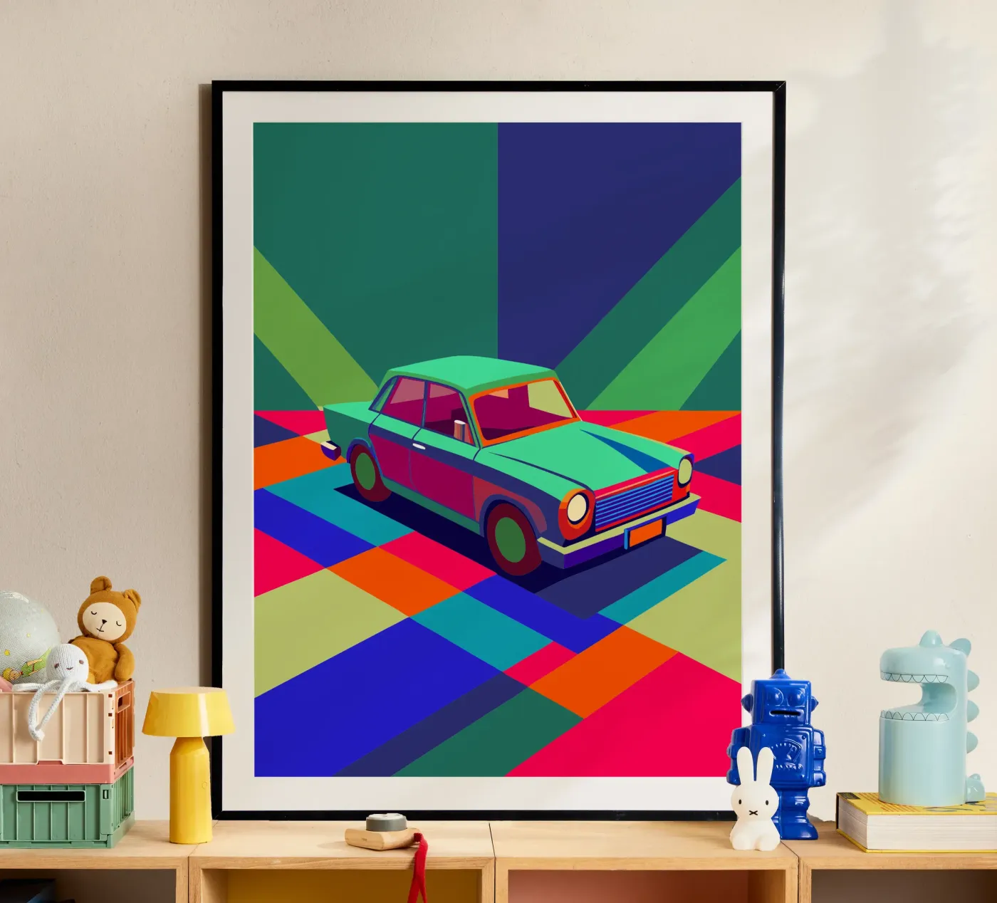 classic car vector poster by Elfath