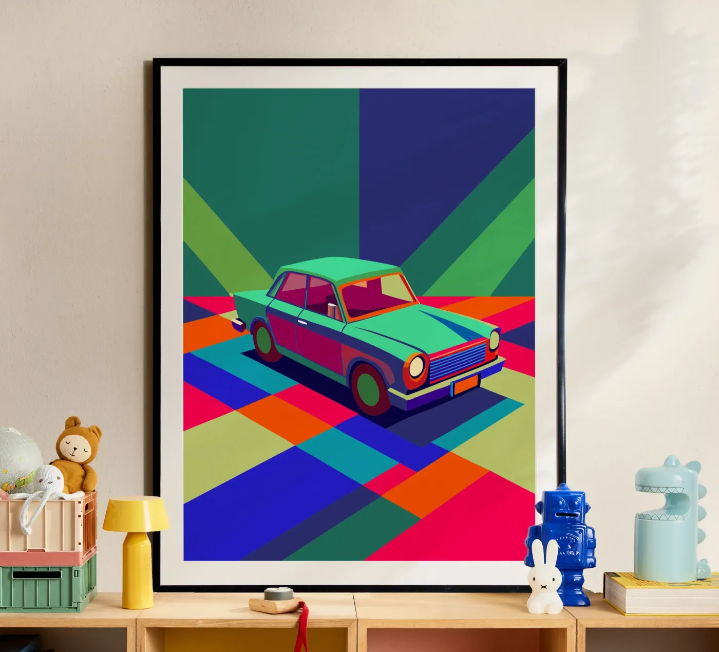 classic car vector poster by Elfath