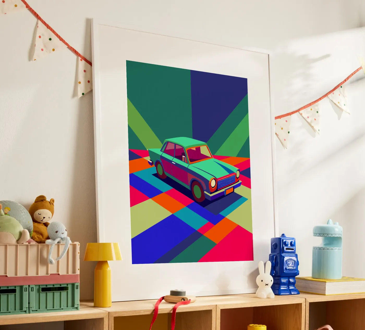 classic car vector poster by Elfath