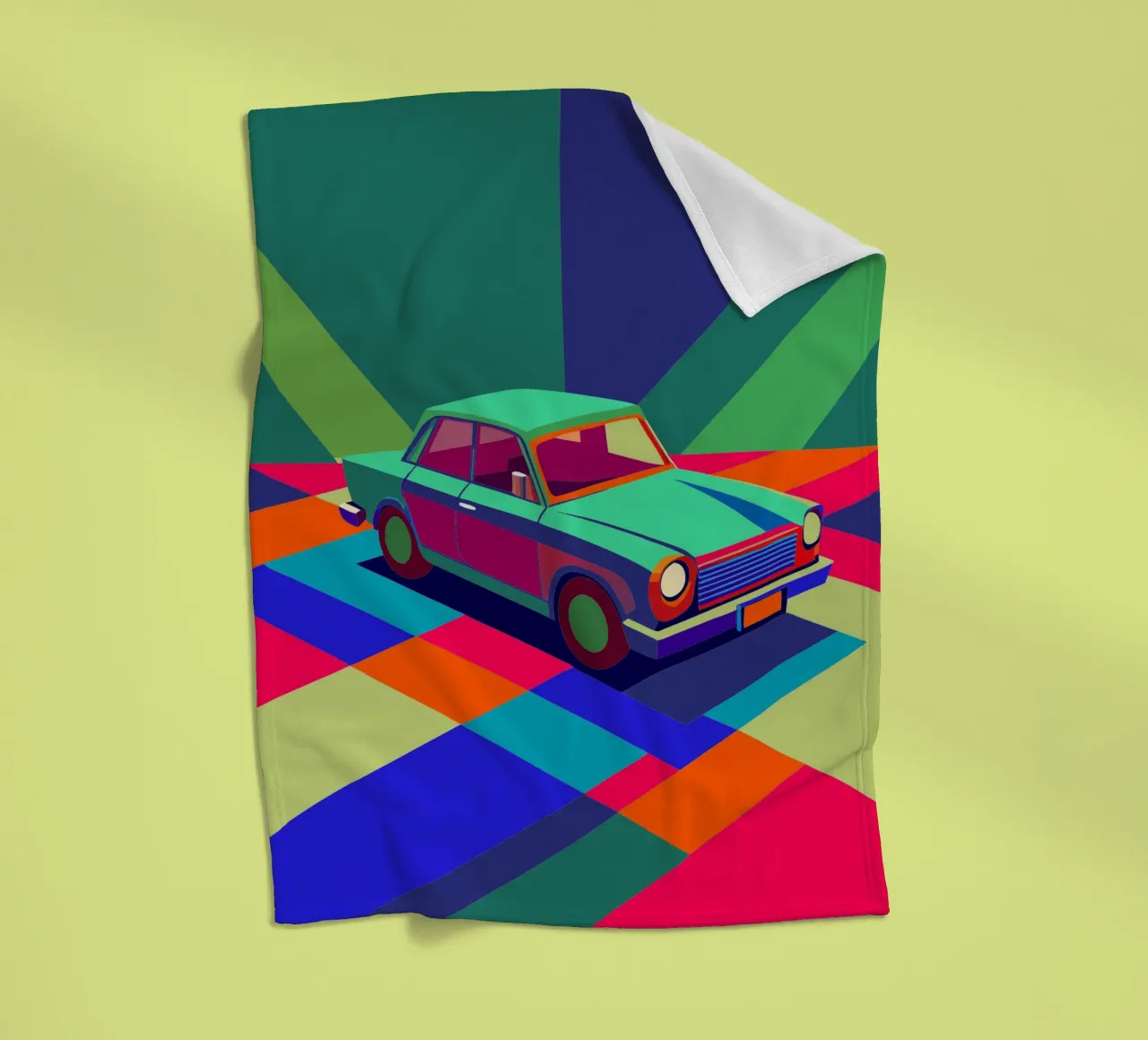 vettore auto d'epoca coperta in pile da Elfath