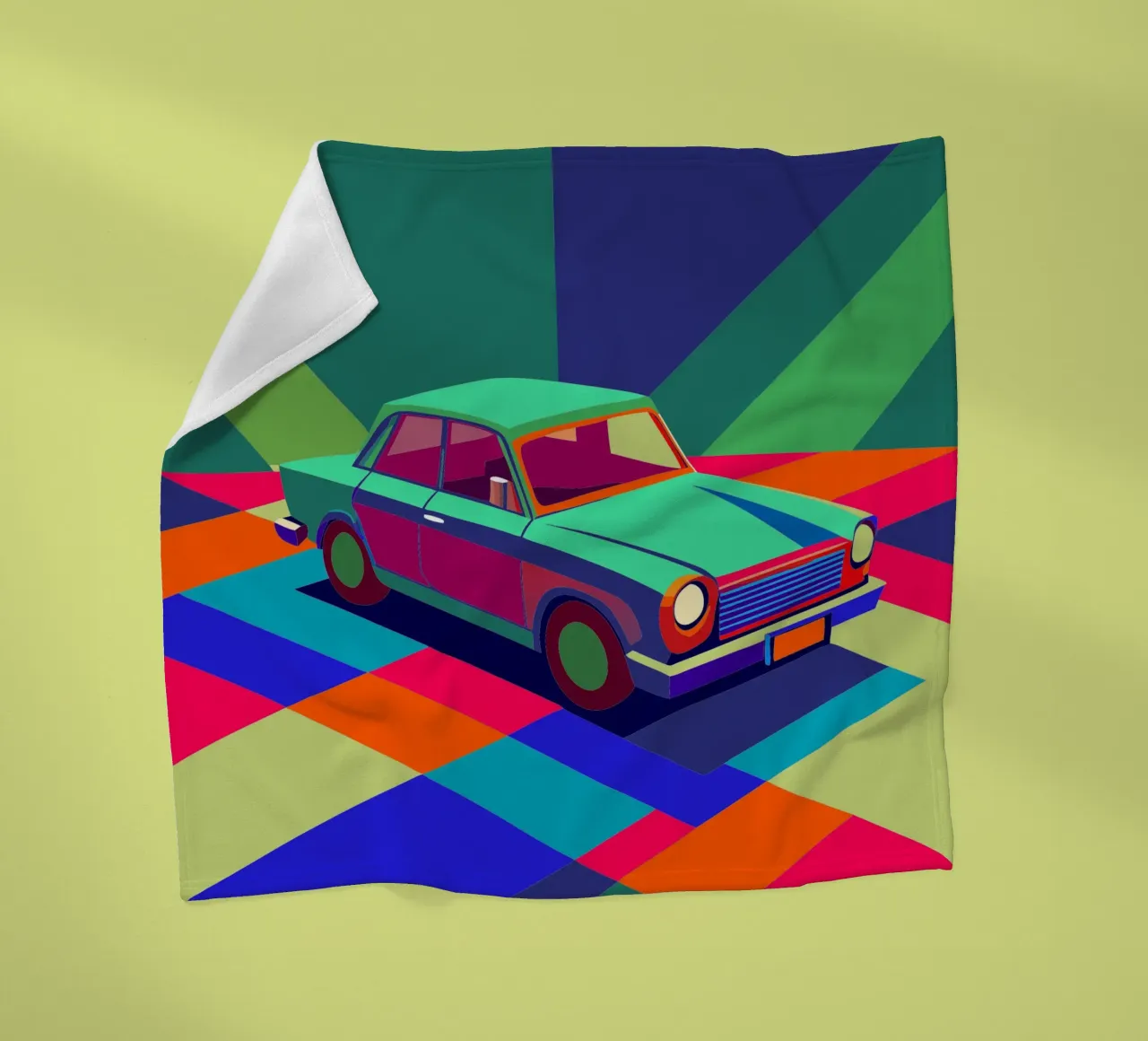 vettore auto d'epoca coperta in pile da Elfath