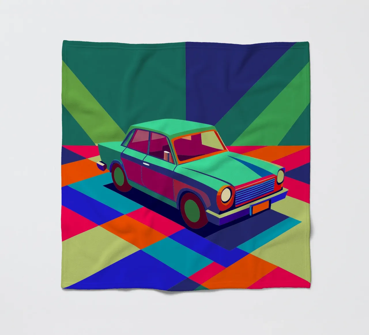 vettore auto d'epoca coperta in pile da Elfath