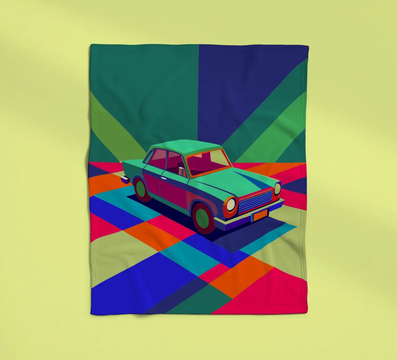 vettore auto d'epoca coperta in pile da Elfath
