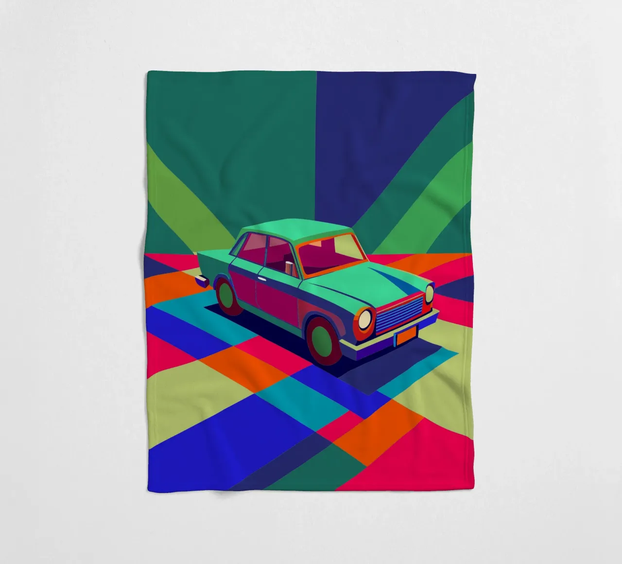 vettore auto d'epoca coperta in pile da Elfath