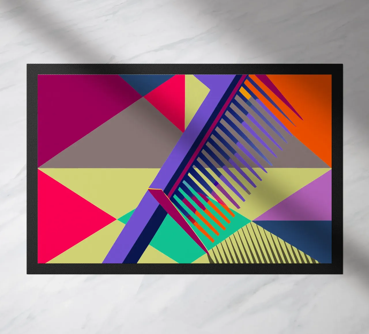 comb vector art doormat by Elfath