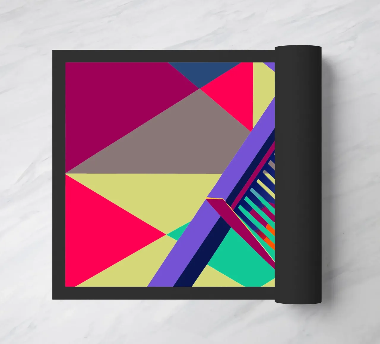 comb vector art doormat by Elfath