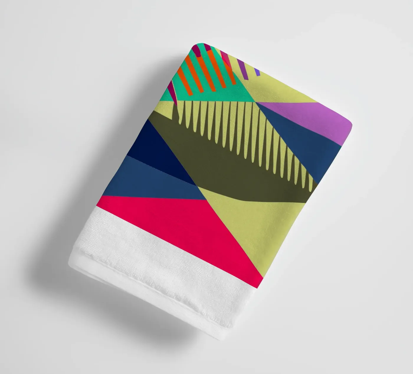comb vector art towel by Elfath