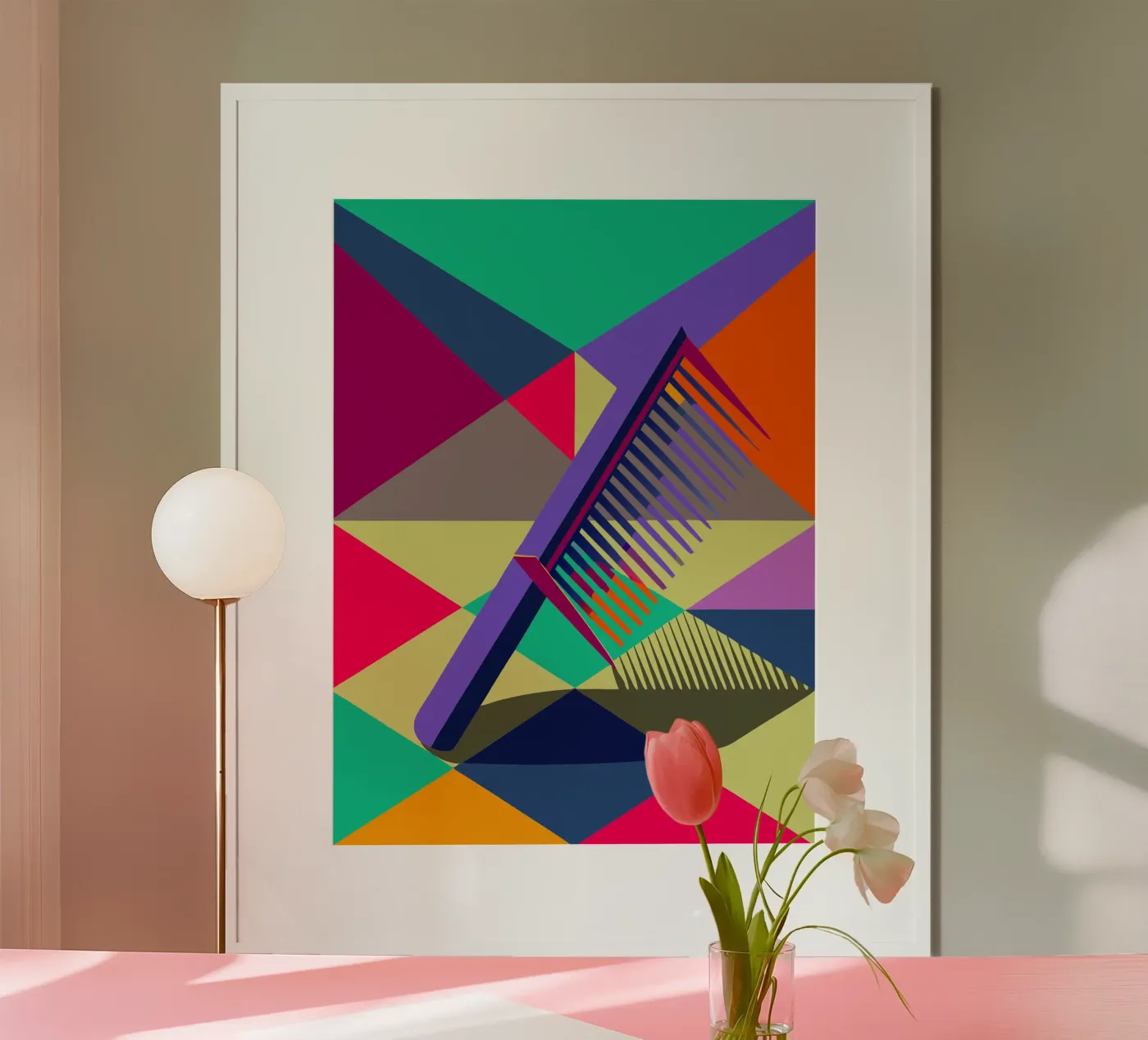 comb vector art poster da Elfath