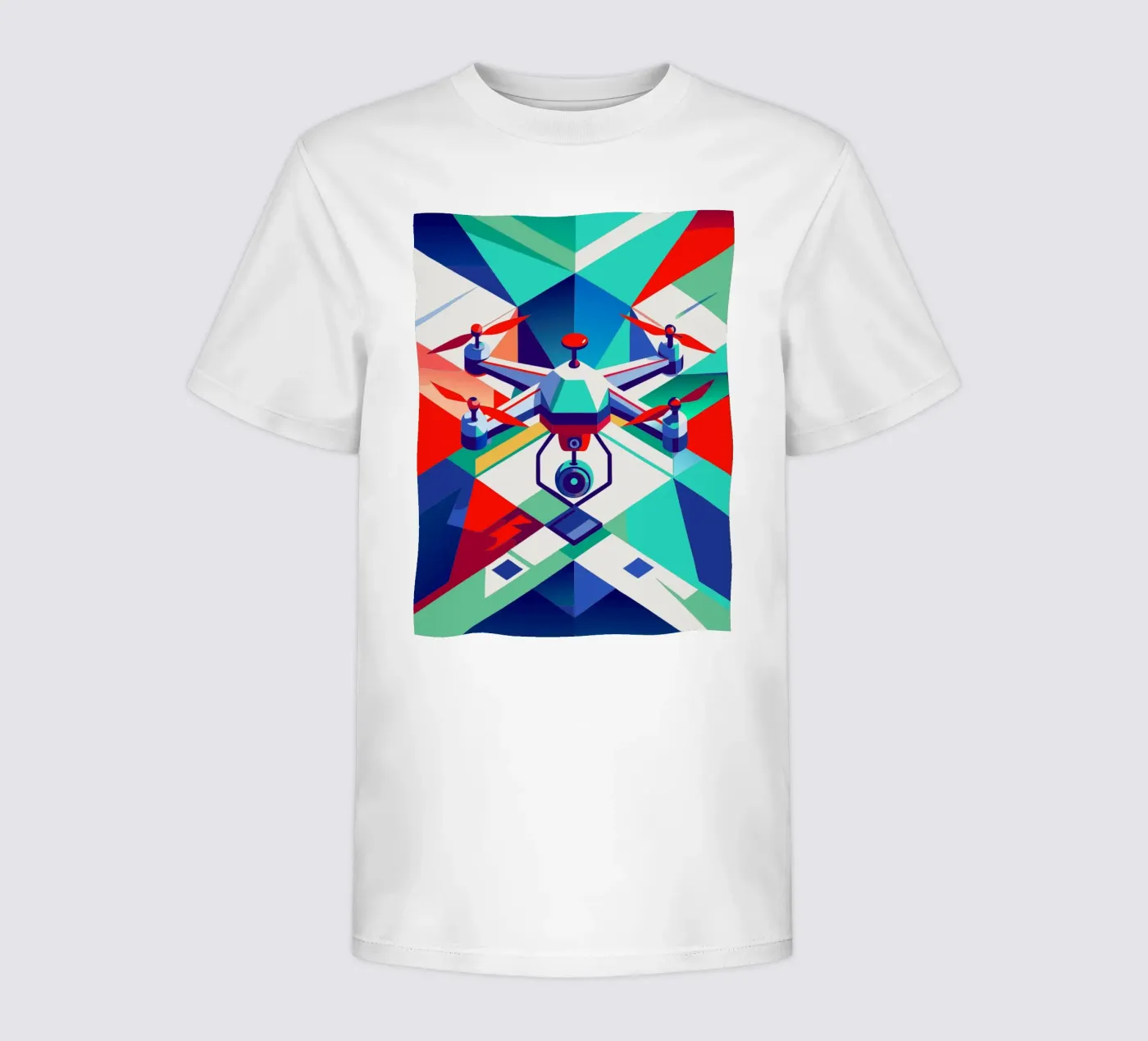 drone vector kids t-shirt by Elfath