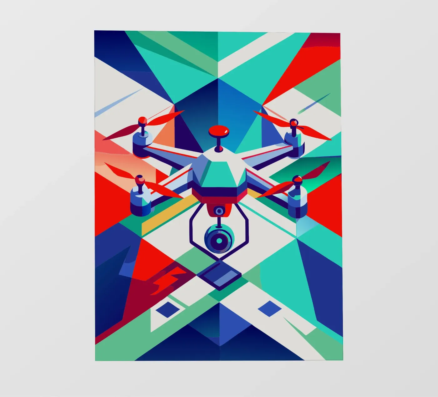 drone vector backlit folie van Elfath