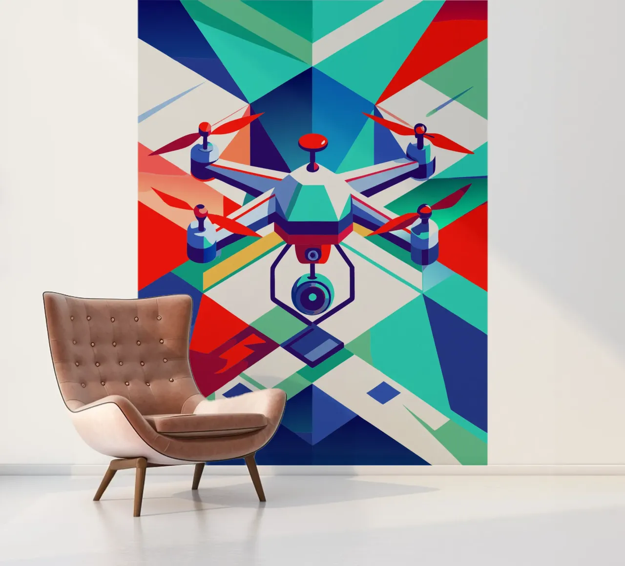 drone vector fotobehang van Elfath