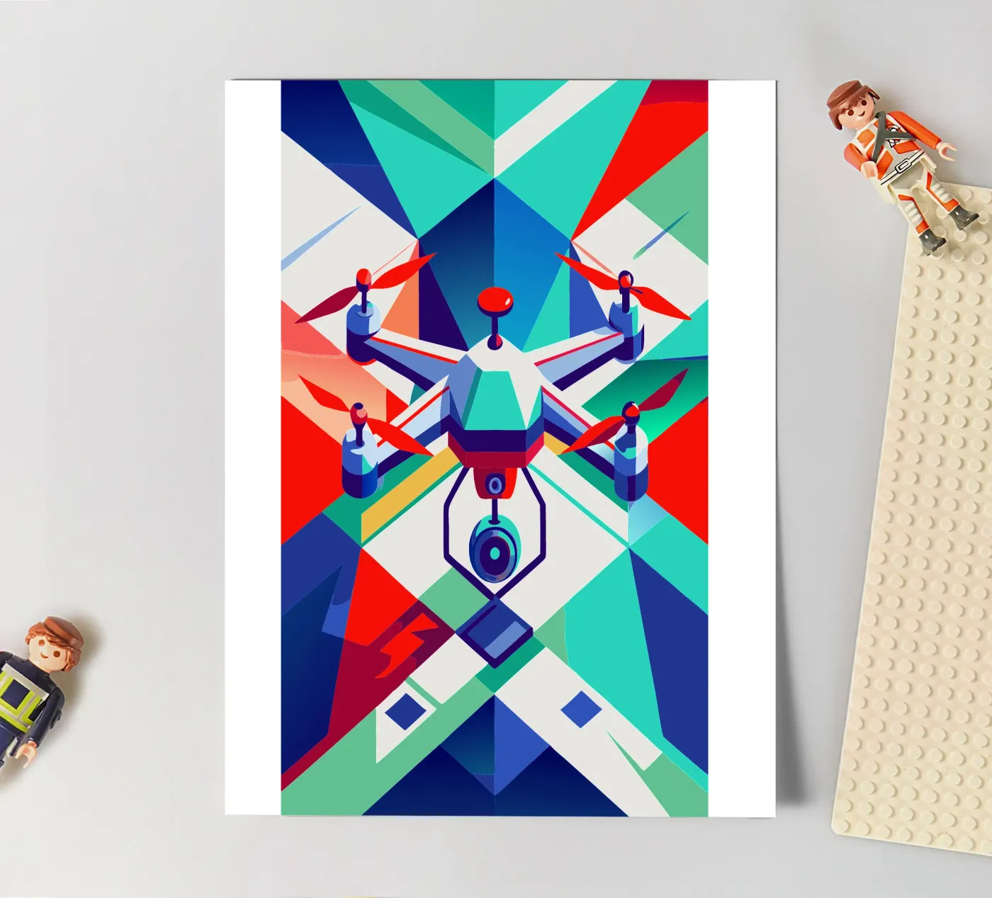 drone vector sticker sheet by Elfath