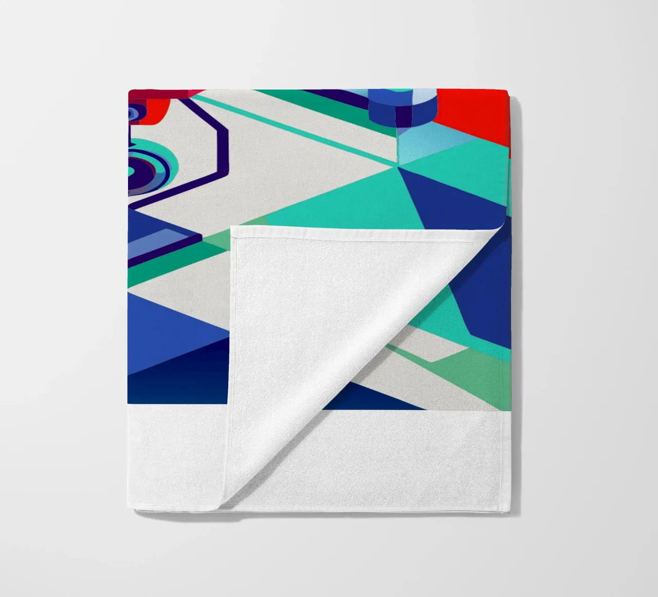 drone vector beach towel by Elfath