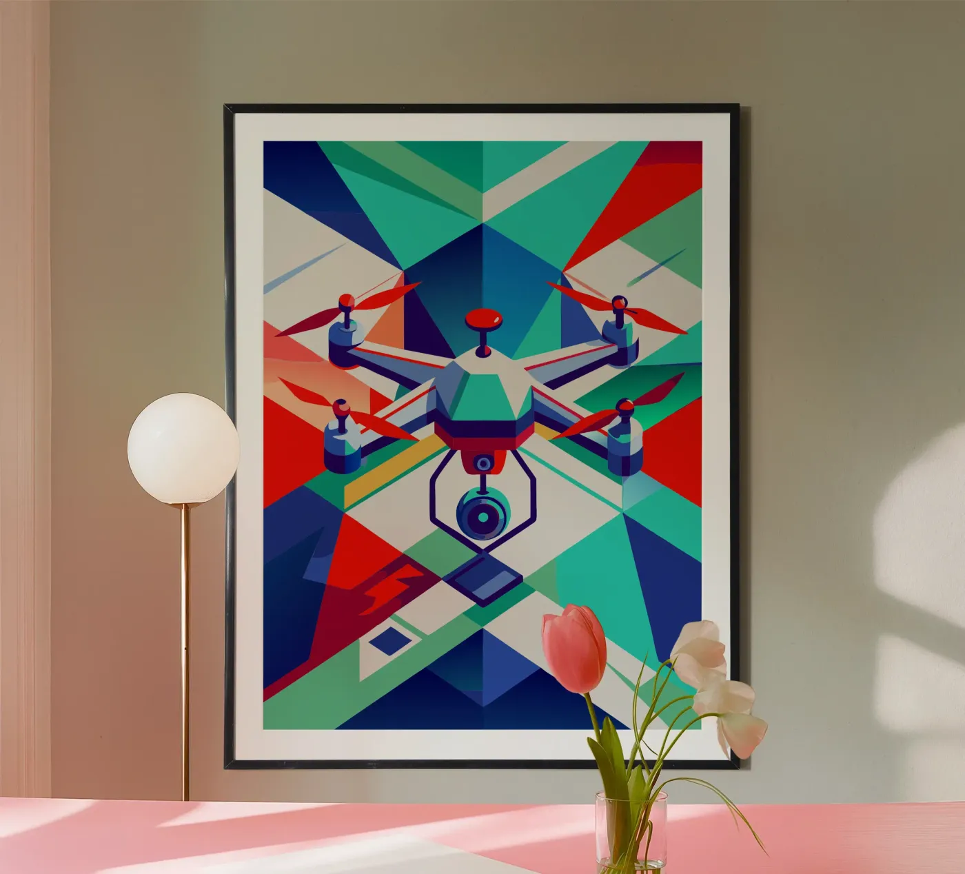 drone vector poster van Elfath