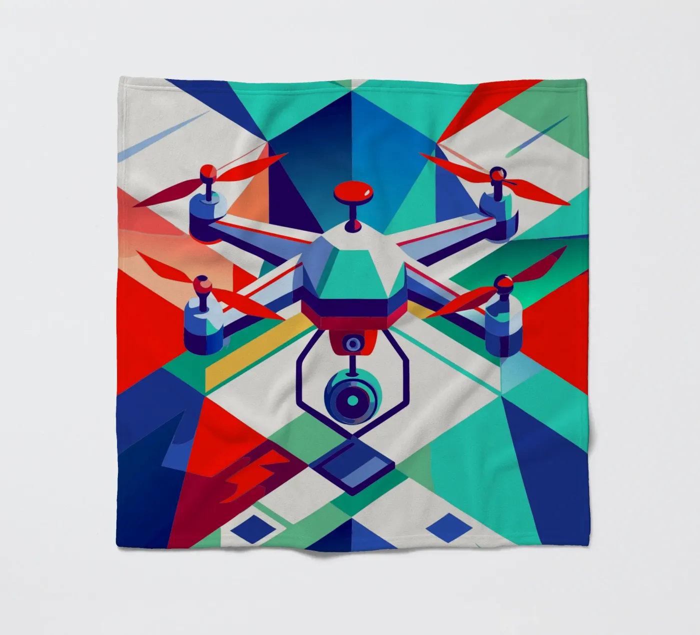 drone vectoriel plaid polaire de Elfath