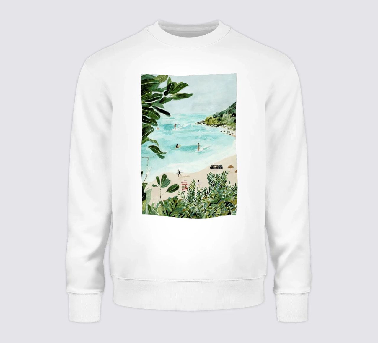 Sunny Beach felpa da Isabelle Vandeplassche