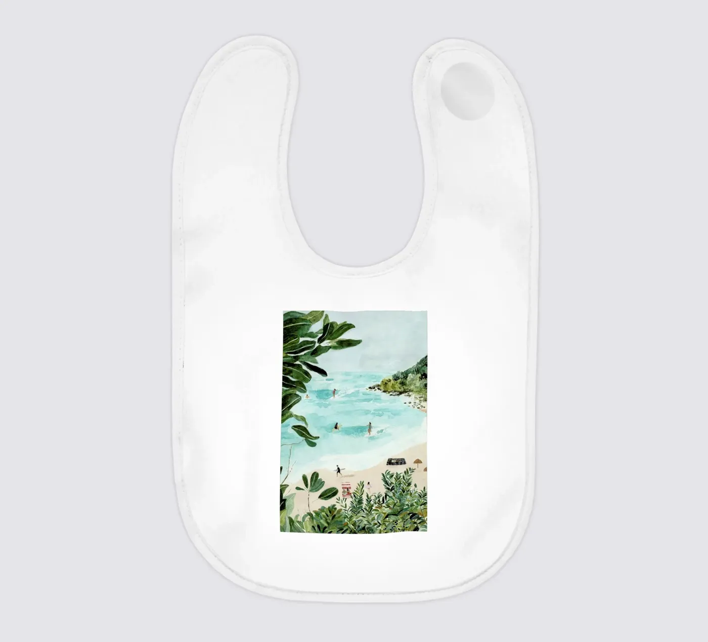 Sunny Beach Babylätzchen von Isabelle Vandeplassche
