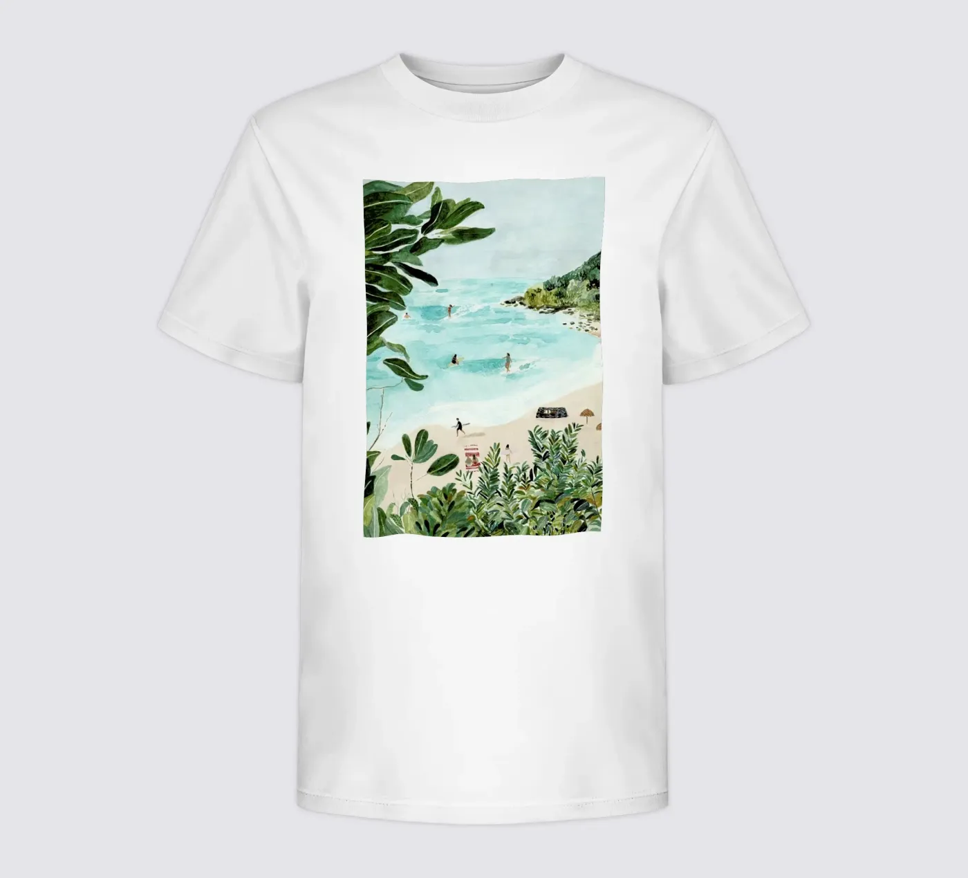 Sunny Beach t-shirt bambini da Isabelle Vandeplassche