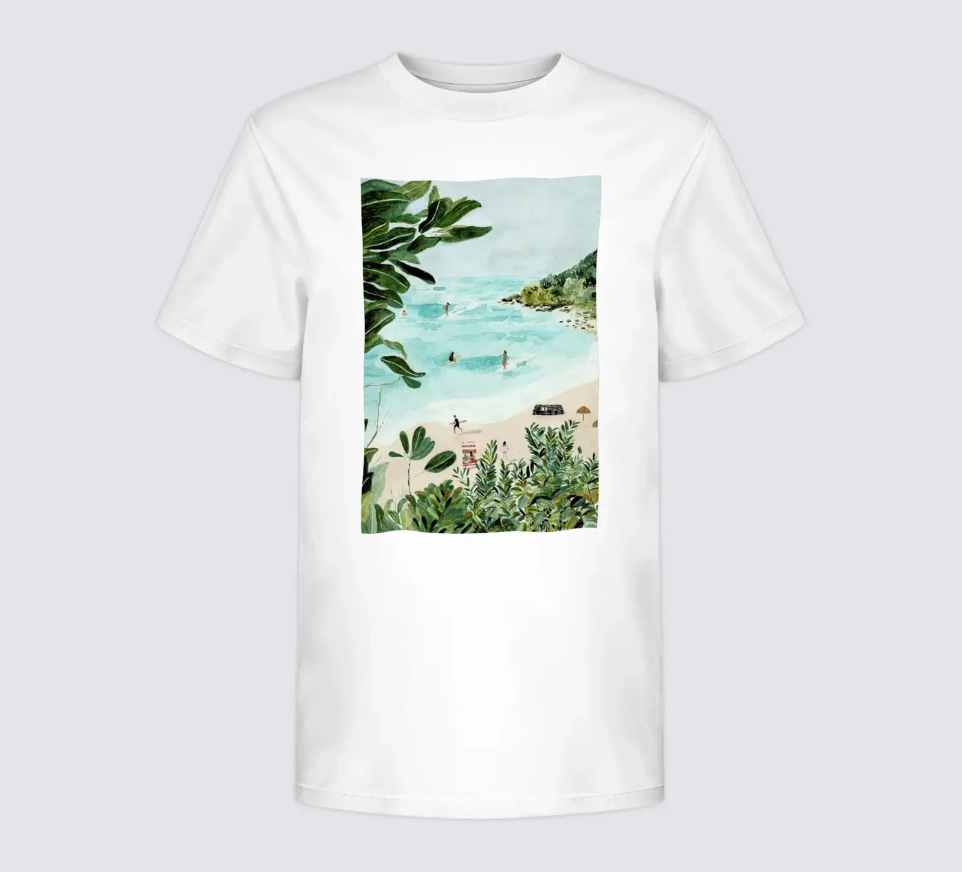 Sunny Beach t-shirt bambini da Isabelle Vandeplassche