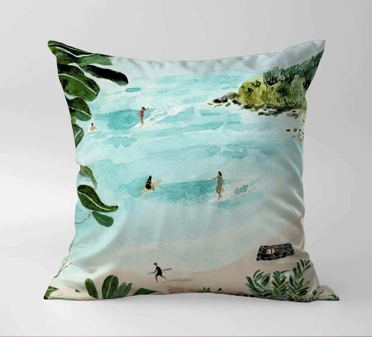 Sunny Beach cuscino da Isabelle Vandeplassche
