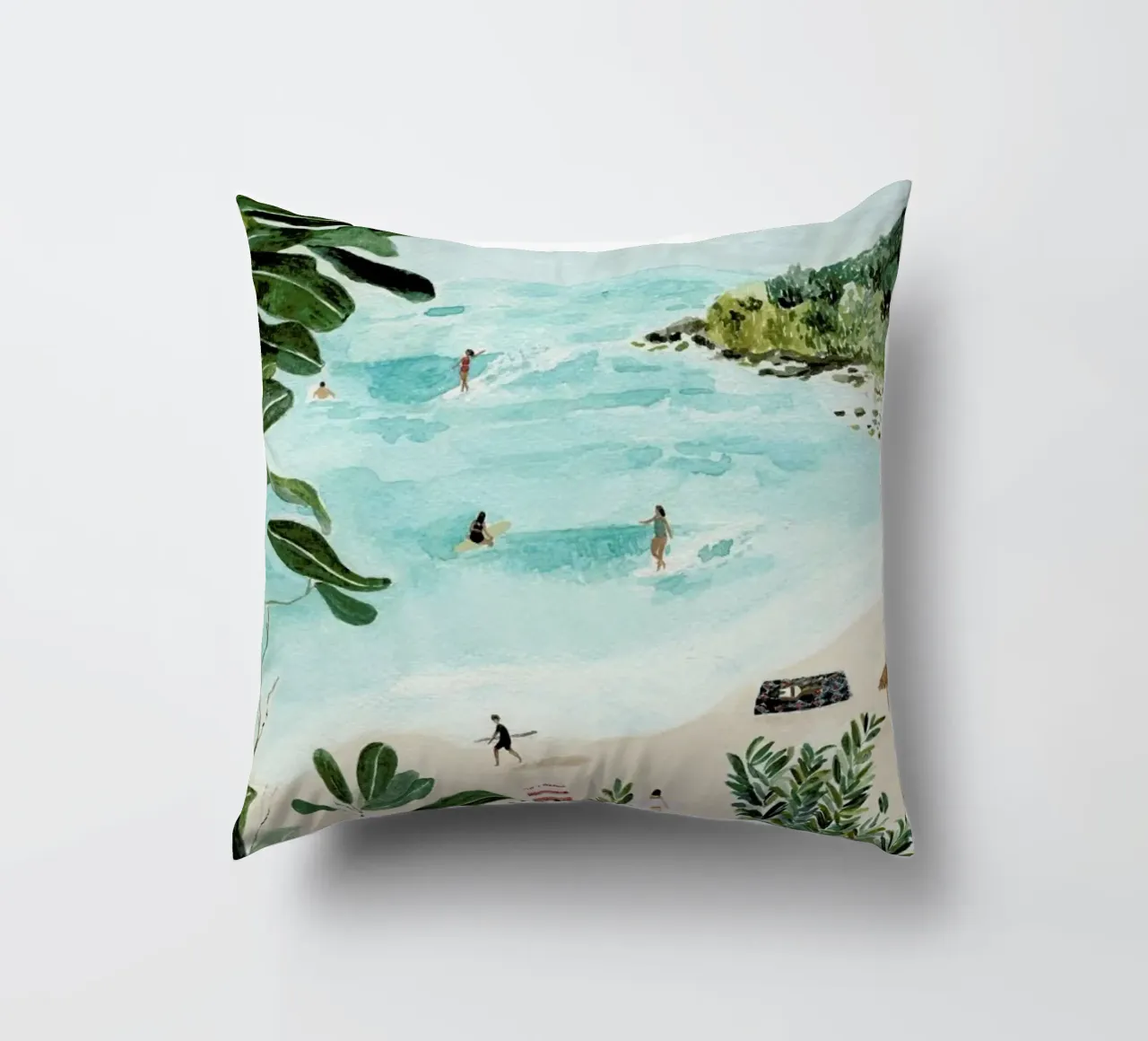 Sunny Beach cuscino da Isabelle Vandeplassche
