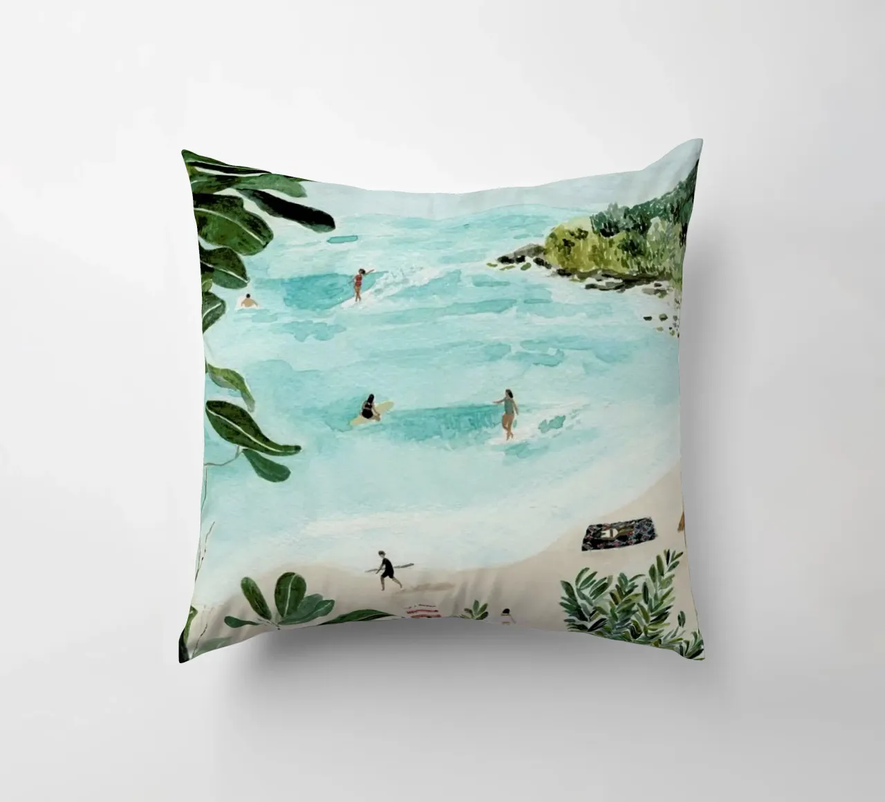 Sunny Beach cuscino da Isabelle Vandeplassche