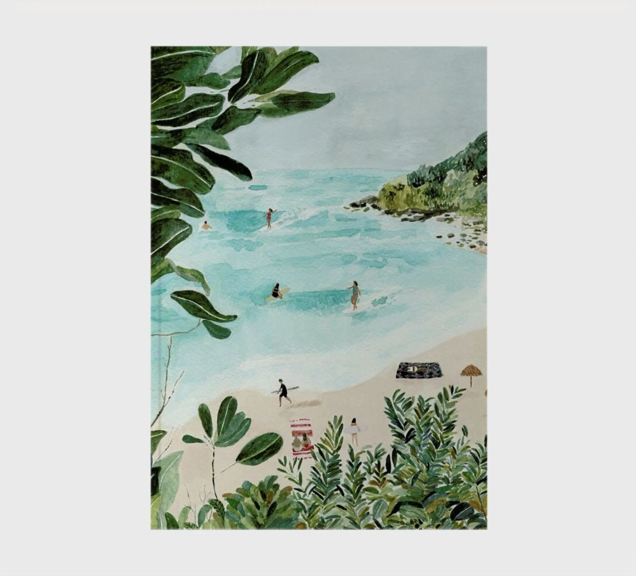 Sunny Beach carnet de notes de Isabelle Vandeplassche