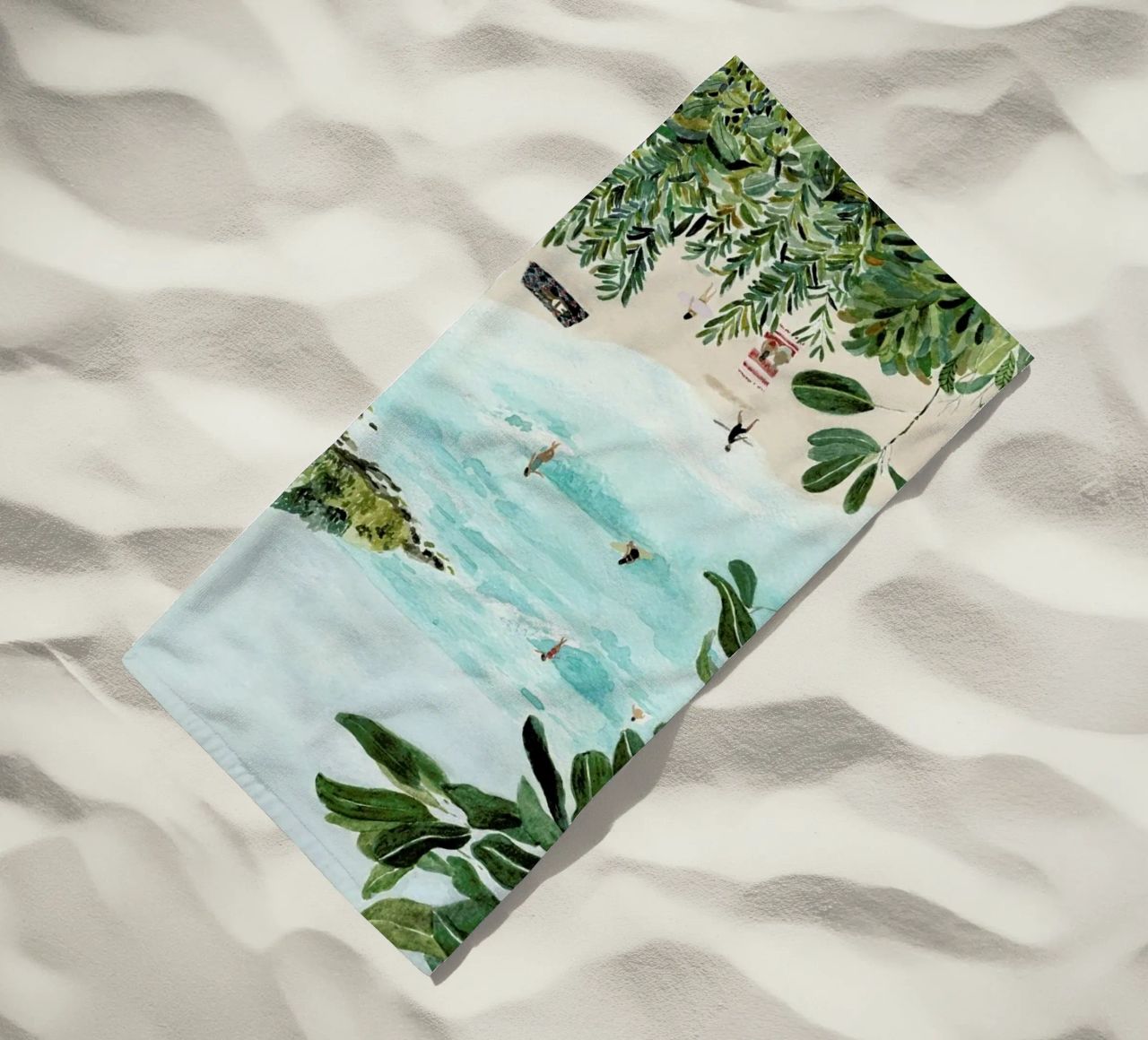Sunny Beach serviette de plage de Isabelle Vandeplassche