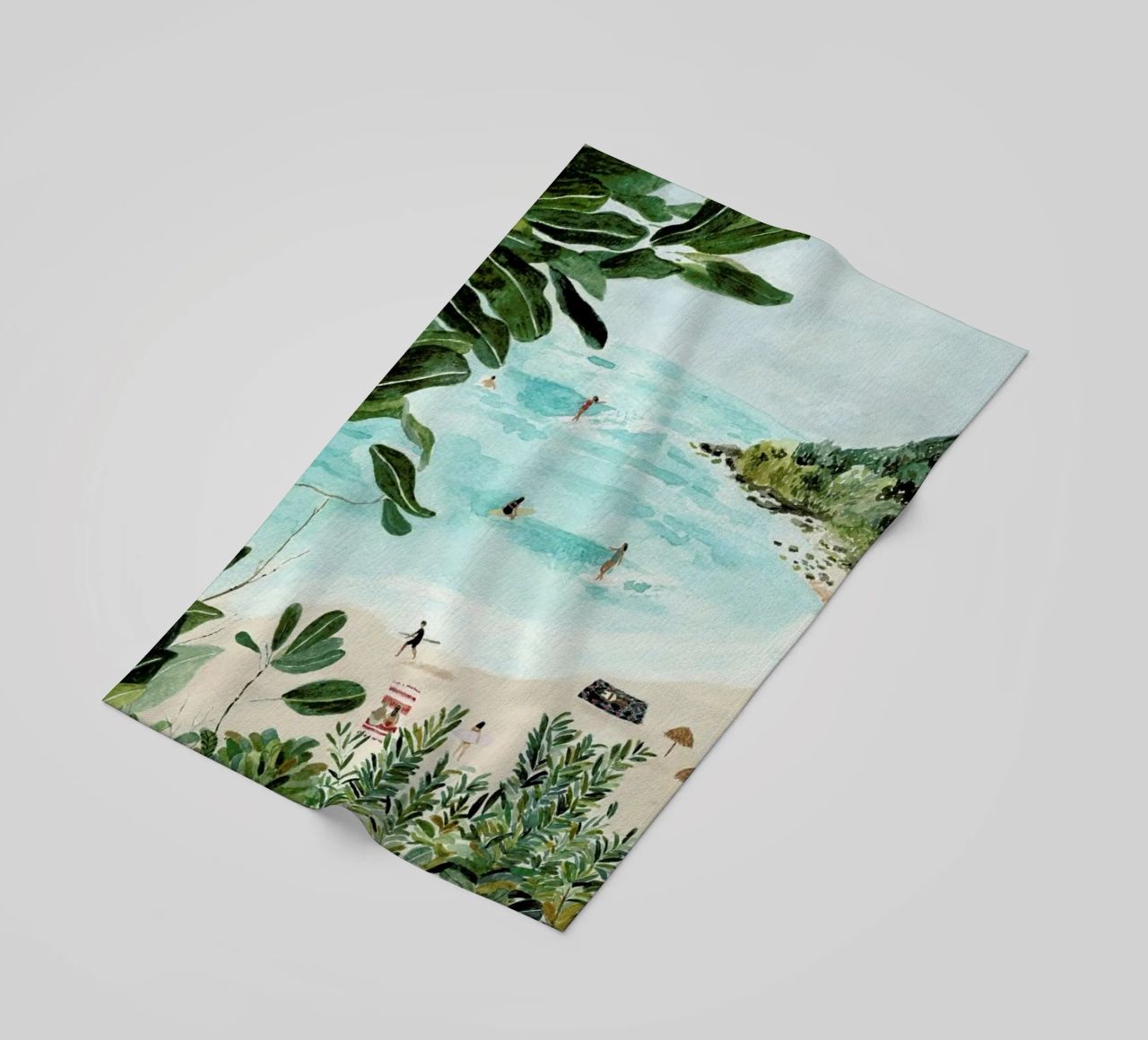 Sunny Beach serviette de plage de Isabelle Vandeplassche