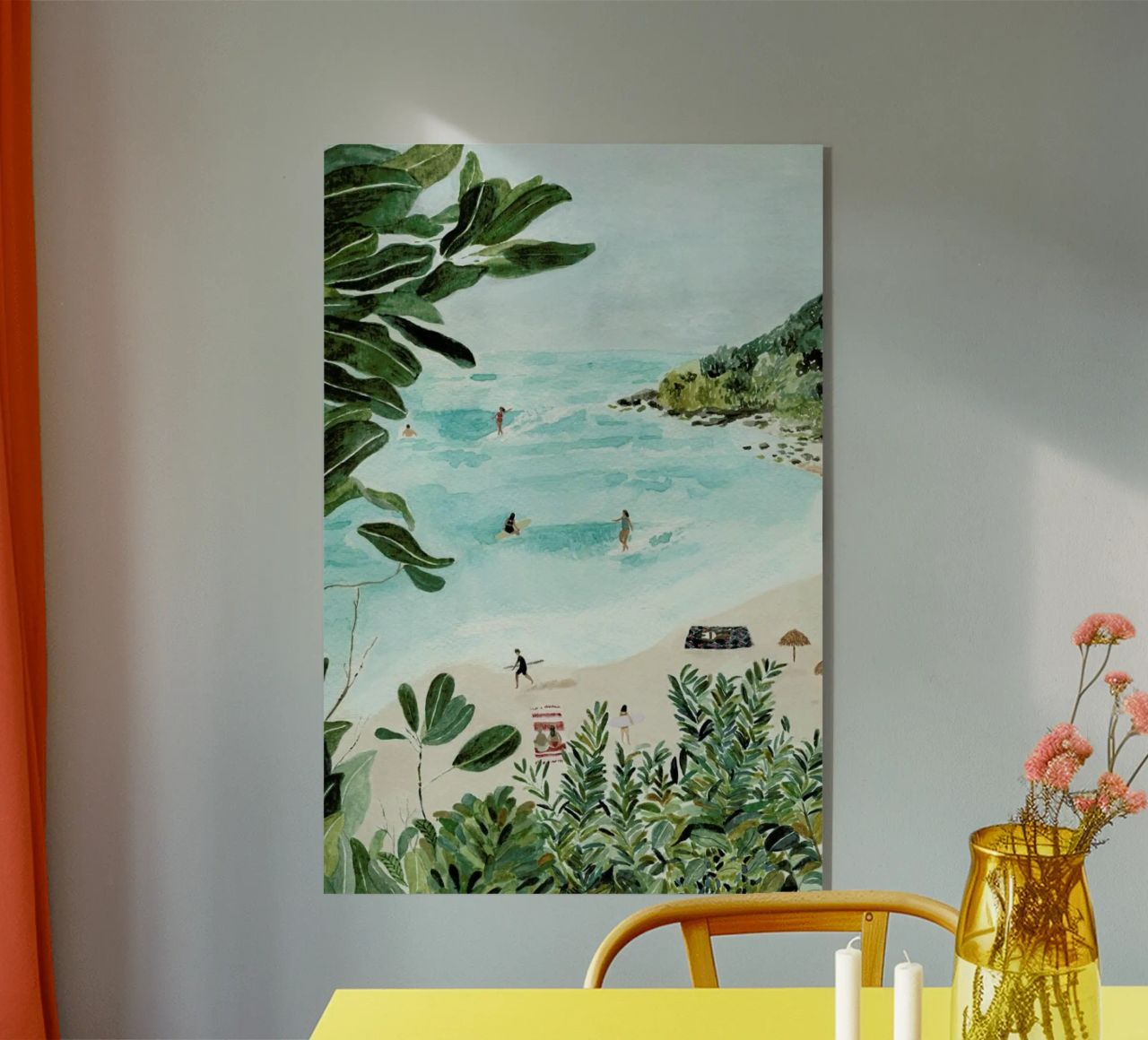 Sunny Beach Acryl-Glas von Isabelle Vandeplassche
