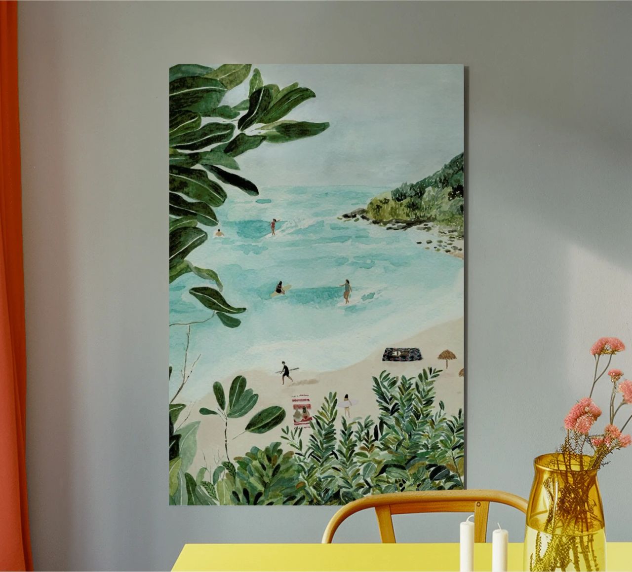 Sunny Beach alluminio dibond da Isabelle Vandeplassche