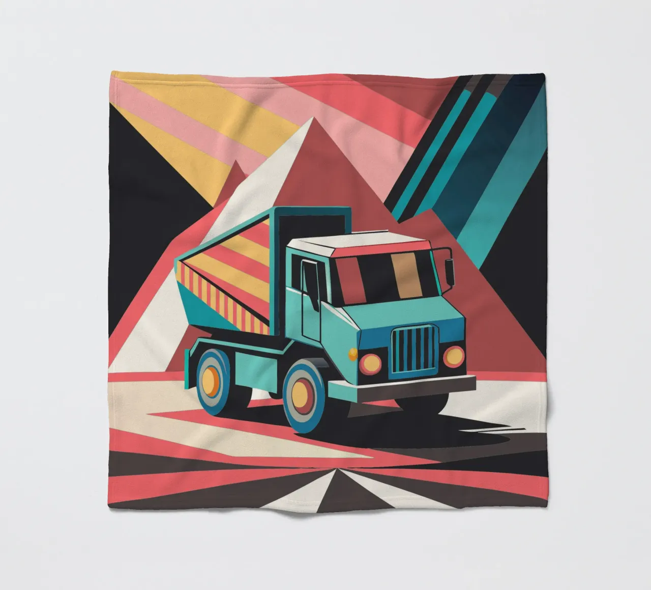vettore camioncino ribaltabile coperta in pile da Elfath