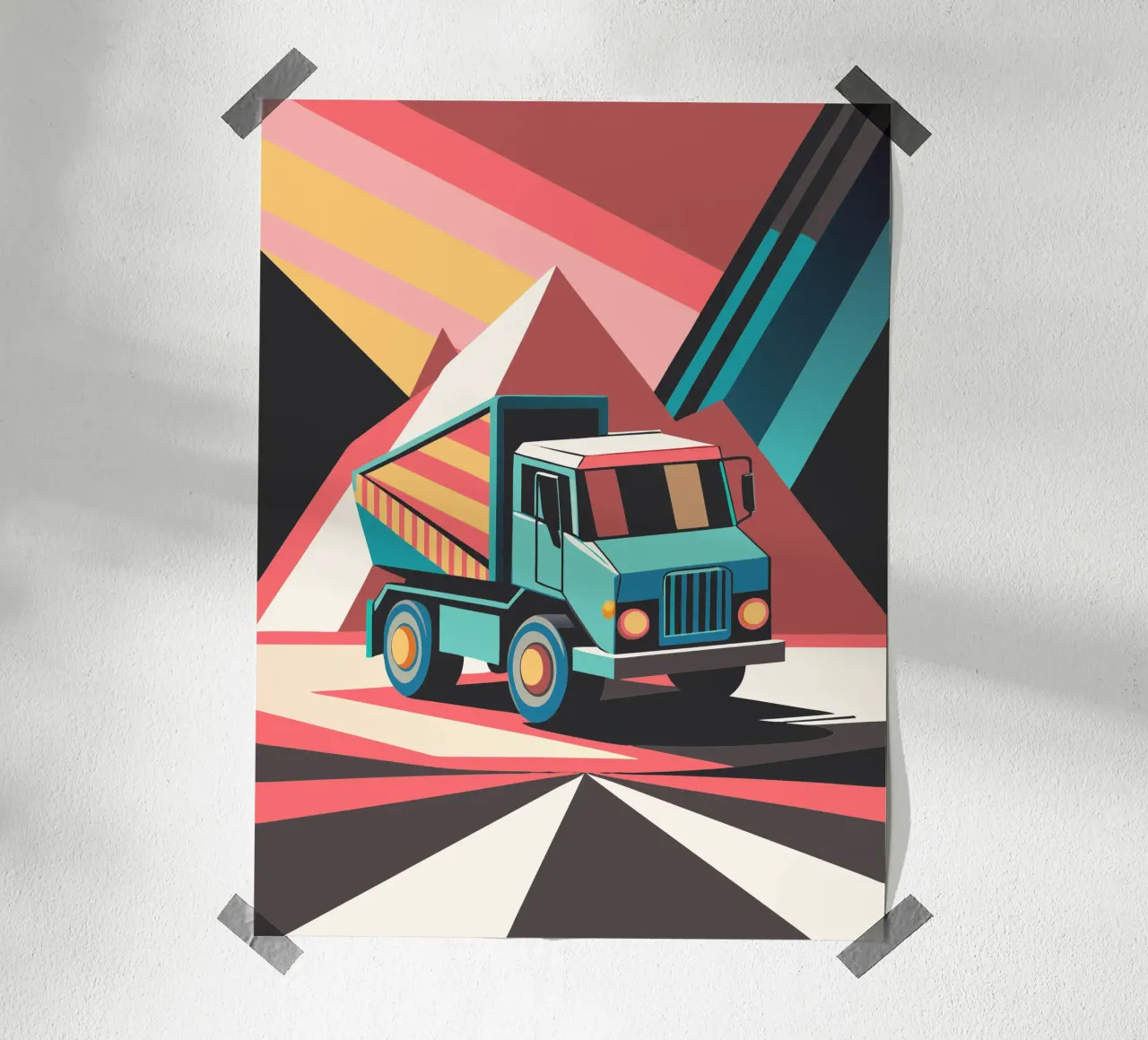 camion à benne basculante vectoriel hahnemühle de Elfath