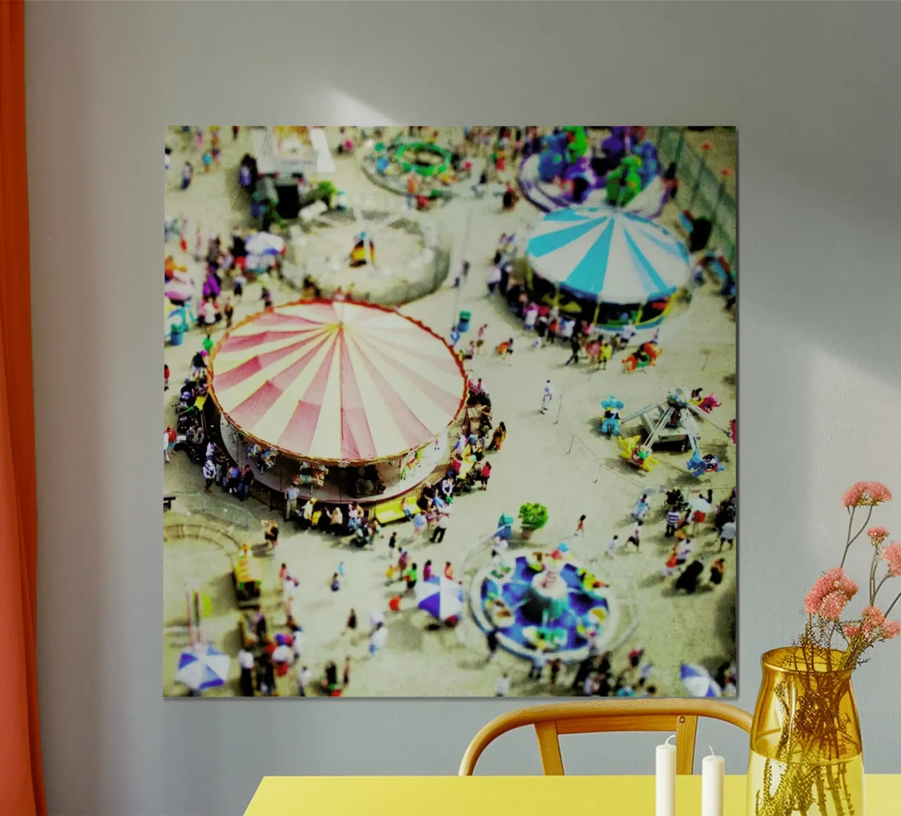 Carnivale poster con telaio in alluminio da Mina Teslaru