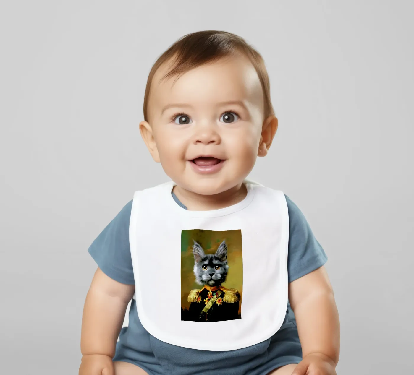 Luka bavoir de Tein Lucasson