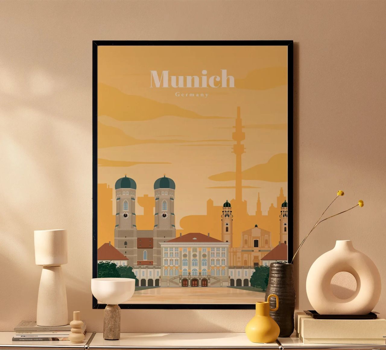 Reisen nach München Poster von David A Ray